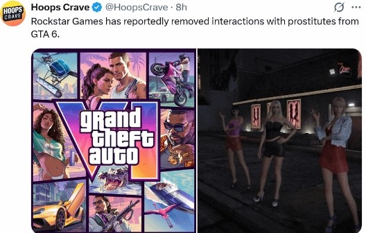 【蜗牛电竞】最经典的环节呢!!!爆料称《GTA6》没有