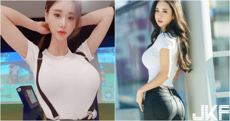 【蜗牛电竞】「高爾夫球甜心」火辣出沒！超強大「S型身材」衣服都撐歪，讓人想揮棒啊！