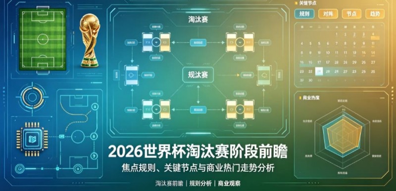 【蜗牛电竞】2026世界杯淘汰赛阶段前瞻：焦点规则、关键节点与商业热门走势分析