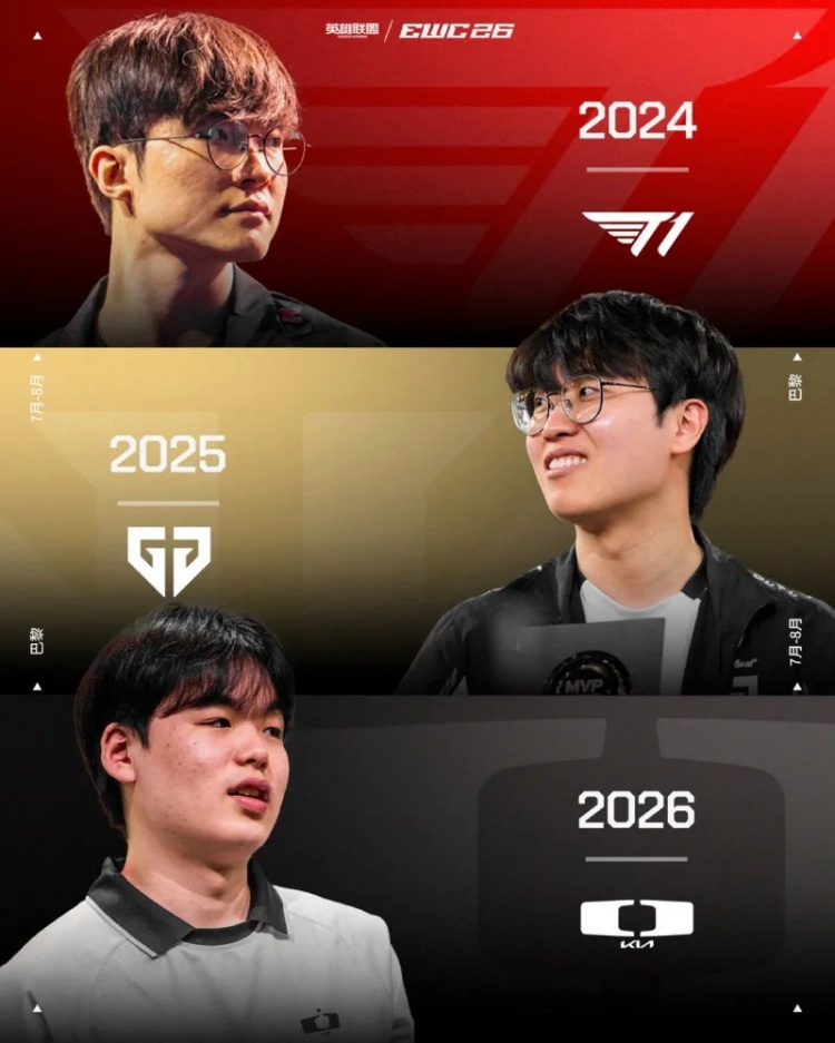 【蜗牛电竞】EWC分享LOL项目三届MVP得主照:岁月流转,书写全新的篇章!