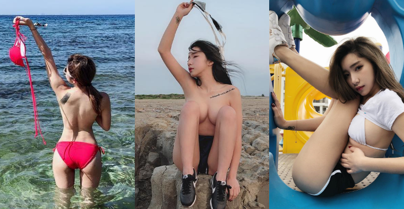 【蜗牛电竞】最愛野外露出！巨乳正妹「解放尺度」　脫掉比基尼露出「渾圓奶球」！