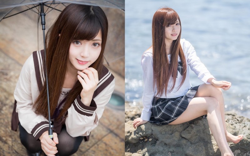 【蜗牛电竞】清純制服櫻花妹「寧々*nene」水手服+雙馬尾組合太OP　柔滑肌膚讓人超想舔