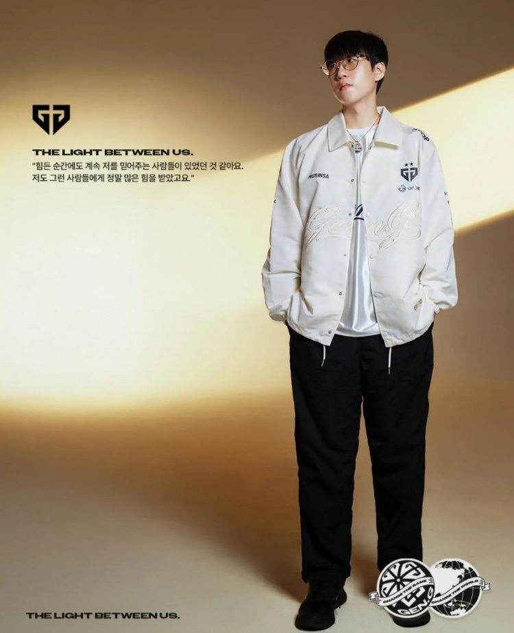 【蜗牛电竞】GEN分享Ruler新队服宣传照配文:相信我的人给我了力量✨