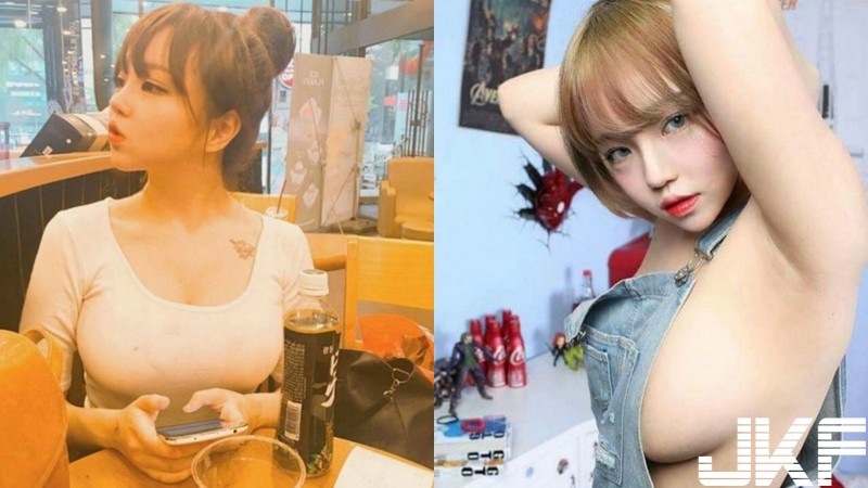 【蜗牛电竞】巨型側乳 大到不像話！吊帶褲包不住的「碗公奶」根本滿到都要溢出來了：真是一級棒！