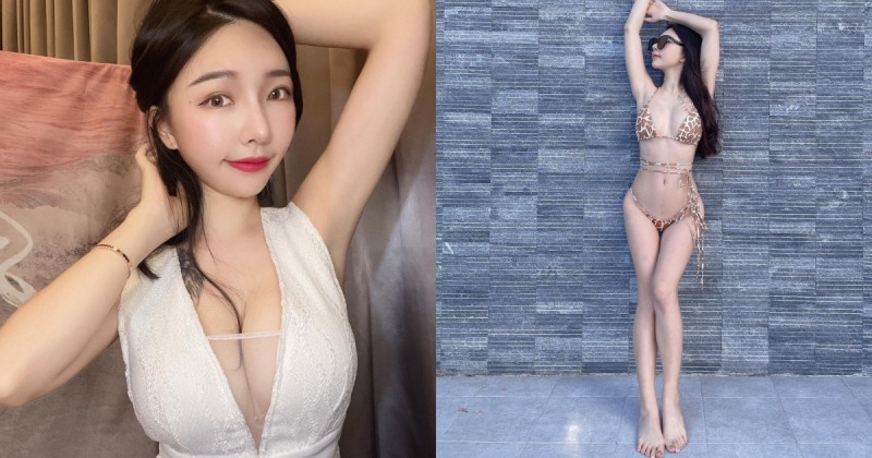 【蜗牛电竞】熱愛水上活動的運動正妹！「Nora林于諾 」飽滿美乳＋漂亮腹肌，苗條又火辣！