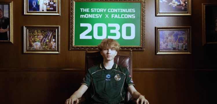 【蜗牛电竞】孩留下!Falcons官宣与m0NESY续约至2030年